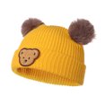 thumbnail image 2 of Faithtur Baby Winter Hat Cute Bear Pattern Knit Beanie Warm Cap for Infant Newborn Cold Weather Accessories, 2 of 8