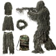 thumbnail image 3 of Meitianfacai 5 In 1 Ghillie Suit, 3D Camouflage Hunting Apparel Including Jacket, Pants, Hood, Carry Bag, 3 of 3
