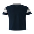 thumbnail image 4 of T-Shirt Homme Manches Courtes à Rayures Contrastées Ajusté avec Col, 4 of 6