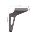 thumbnail image 2 of Raindrops 4Pcs Coffee Metal Sofa Legs Stable Modern Furniture Legs for Home Sofa Cabinet and Table Support, 2 of 6