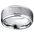 thumbnail image 3 of Men's Tungsten Carbide Ring Celtic Design 8MM, 3 of 5