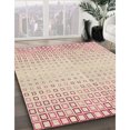 thumbnail image 3 of Ahgly Company Machine Washable Indoor Square Transitional Sunrise Orange Area Rugs, 4' Square, 3 of 7