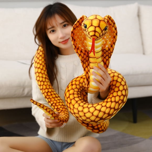 Kidstoy Jouets d'Extérieur pour Tout-Petits Grand Serpent Jouet Câlin Jouet en Peluche Serpent Câlin Idéal pour Câliner Aide au Sommeil 80 cm Jouets de Pâques