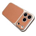 thumbnail image 1 of Case For Iphone 17/17 Pro/17 Pro Max/17 Air, Slim Anti-Shock Pattern Leather Case All-Inclusive Lens Protection Cover, 1 of 2