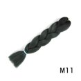 thumbnail image 1 of EGNMCR Perruques Cheveux Humains Extensions de Cheveux Tressés 24 Pouces Fibre Synthétique Haute Température, Cheveux de Tressage Pré-Étirés pour Femmes Tressage Ombré, 1 of 3