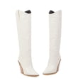 thumbnail image 1 of Babysbule Boots for Women Cearance Women's Wedges Pointed Toe Comfortable Embroidered Rodeo Cowboy Boots, 1 of 5