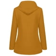 thumbnail image 3 of Veste Coupe-Vent à Capuche pour Femmes Grande Taille Imperméable Unie Manteau de Pluie Extérieur Plus Imperméable à Capuche Vestes Coupe-Vent Manteau Uni Imperméable en Liquidation, 3 of 4