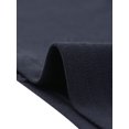 thumbnail image 5 of INSPIRE CHIC Women's Sweetheart Neck Ruffle Trim Short Sleeve Office Retro Sheath Dress Navy Blue S, 5 of 5