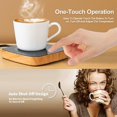 thumbnail image 2 of QJUHUNG Coffee Mug Warmer  Coffee Cup Warmer for Desk with 3 Temperature Control 104℉/122℉/131℉  Coffee Warmer with Auto Shut off for Coffee Milk Tea Beverage (Pink), 2 of 6