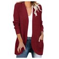 thumbnail image 1 of Birdeem Cardigan Manteau en Tricot à Manches Longues pour Femmes avec Poches, 1 of 1