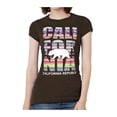 thumbnail image 1 of T-Shirt Tribal à Manches Courtes pour Femmes California Republic - Brun - Moyen, 1 of 1