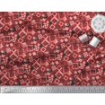 thumbnail image 2 of Soimoi Rayon Fabric Square Geometric Fabric Prints by Yard 42 Inch Wide, 2 of 3