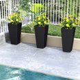 thumbnail image 2 of Costway 30" Tall Flower Pot Set of 2 Modern Decorative Planter Pots with Open-ended Base, 2 of 10