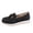 Black, variant on LOVZFMLL Women's Loafer Shoes Leisure Slip On Shoes for Work Business Casual Comfort Walking Flat Shoes Lightweight Penny Loafer Flats Khaki 9