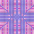 thumbnail image 1 of Ahgly Tapis d'Intérieur Lavable en Machine Carré Transitionnel Lilas Violet Vif, 5 Pieds Carré, 1 of 7