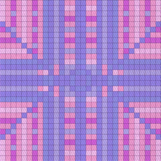 Ahgly Tapis d'Intérieur Lavable en Machine Carré Transitionnel Lilas Violet Vif, 5 Pieds Carré