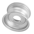 thumbnail image 1 of Moyeu de Roue à 4 Goujons de 8 Pouces, Moyeu de Roue de Remplacement en Alliage d'Aluminium à 4 Trous d'Écrou pour Kart, Quad, Chariot, 1 of 7