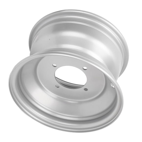 Moyeu de Roue à 4 Goujons de 8 Pouces, Moyeu de Roue de Remplacement en Alliage d'Aluminium à 4 Trous d'Écrou pour Kart, Quad, Chariot