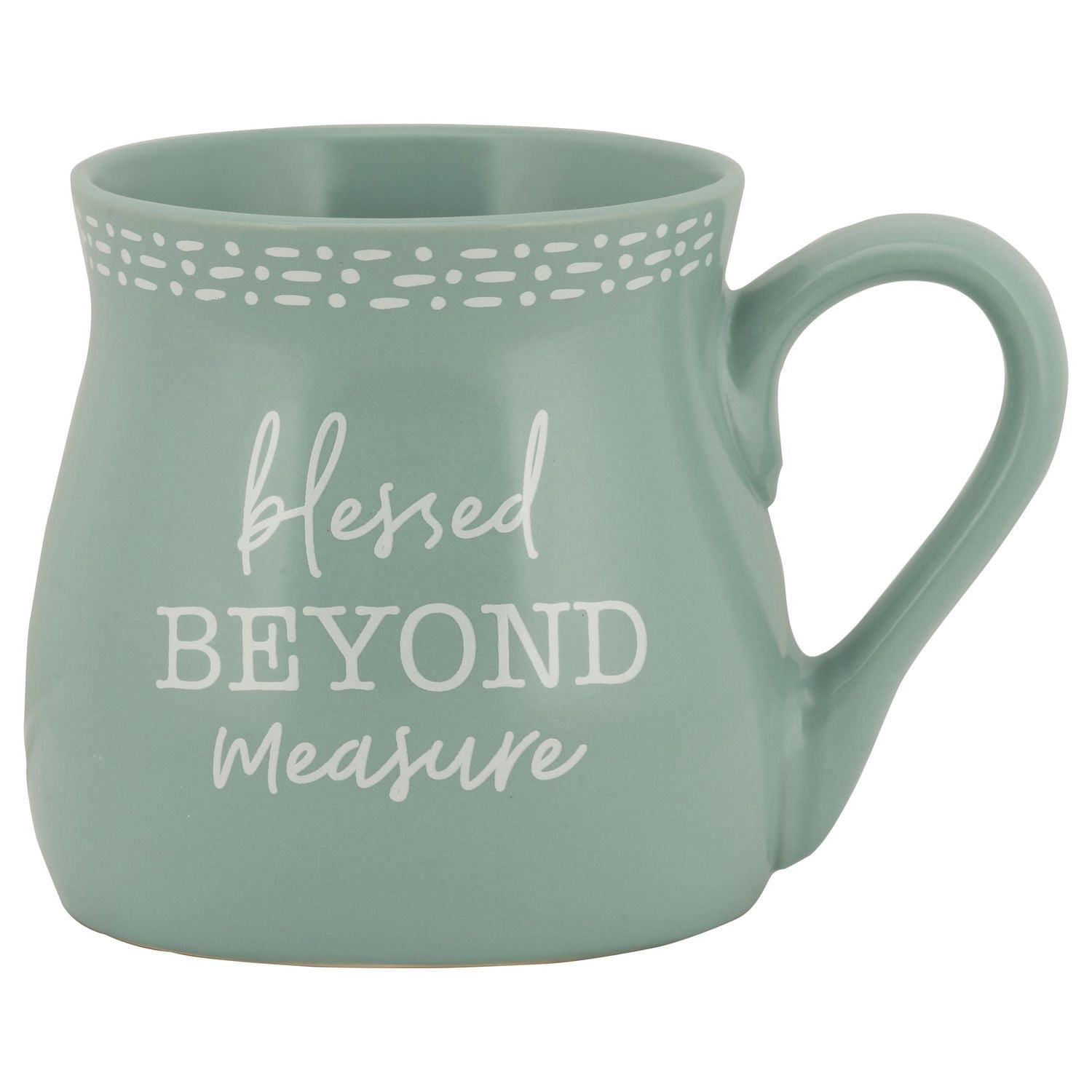 22 onces. Tasse bénie au-delà de la mesure