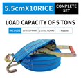 thumbnail image 1 of Self Locking Truck Binding Strap Tightener Small Ratchet Design For Cargo Packing Fixing And Airplane Straps, 1 of 7
