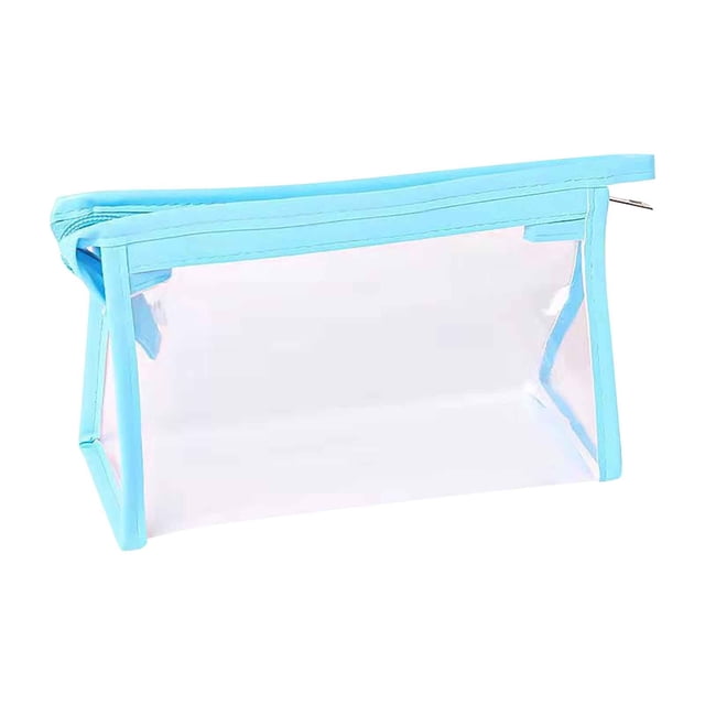 Fashion Transparent Pencil Bag Student Large-capacity Stationery Storage Bag Examination Storage Bag