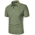 thumbnail image 3 of asjyhkr Golf Shirts for Men Quick drying Performance Short Sleeve Moisture-Wicking Workout Collared Shirts, 3 of 5