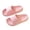 Pink, variant on RXMEKW Children's Reversible Slippers for Boys and Girls, Thickened EVA Foam, Non-Slip Bathroom and Home Slide, Solid Color Summer Casual Footwear