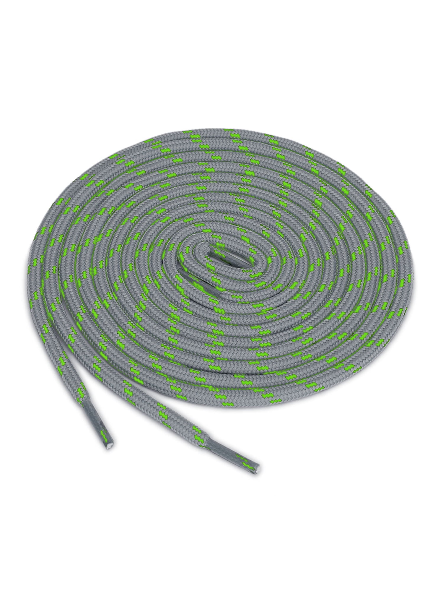 INSPIRE CHIC 3 Paires Lacets Ronds Antidérapants Résistants à l'Usure pour Bottes pour la Randonnée la Marche Chaussures d'Extérieur Gris Pâle Vert 140cm / 55.11 Pieds