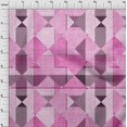 thumbnail image 4 of oneOone Rayon Fuschia Pink Fabric Check Sewing Craft Projects Fabric Prints By Yard 56 Inch Wide, 4 of 4