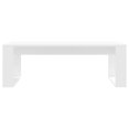 thumbnail image 2 of vidaXL Coffee Table White 102x50x35 cm Engineered Wood, 2 of 5