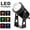 Lumière Blanche, variante sur Projecteurs LED 5W IP65 Étanche Faisceau Étroit Projecteur Réglable à 180 Degrés Lumières Murales Extérieures pour Bâtiment, Lumière Blanche