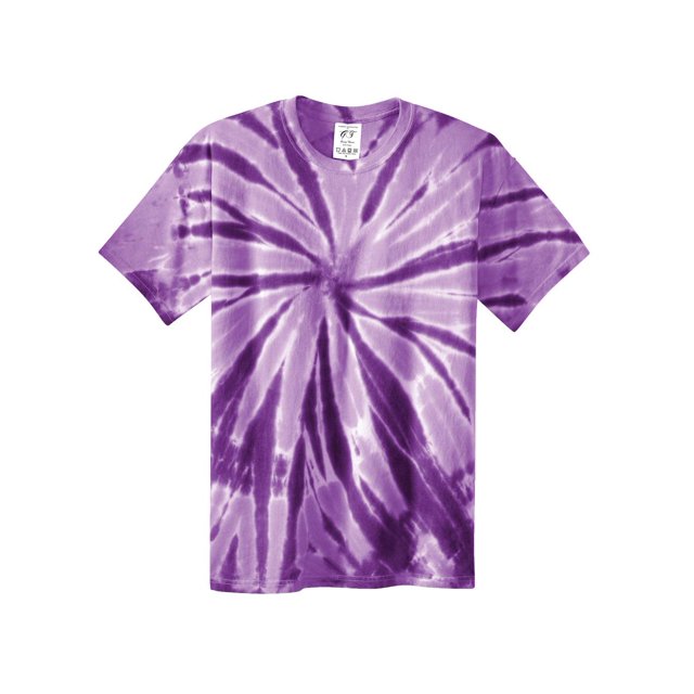 Gravity Threads Mens Tie-Dye Short-Sleeve T-Shirt - Purple - Small
