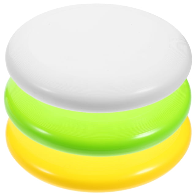3 Pcs Remplacement de Disque de Golf Débutant Cadeau de Golf de Disque Accessoire de Golf de Disque Petit Ensemble de Golf de Disque Comprenant Trois Disques de Milieu de Gamme en Couleurs Assorties : Blanc, Vert et Jaune. Fabriqués en Matériau PE durable, Ces Disques Légers Sont Conçus pour une Utilisation à Long Terme et Répondent à Divers Niveaux de Compétence. Chaque Disque Mesure Environ 27 cm de Diamètre et 2,2 cm de Hauteur, les Rendant Portatifs et Pratiques pour les Activités de Plein Air Ou les Cours de Golf de Disque.