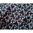 thumbnail image 5 of oneOone Silk Tabby Fabric Triangle Geometric Print Fabric By Yard 42 Inch Wide, 5 of 5