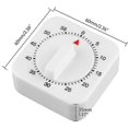 thumbnail image 5 of EcoNesxp White 60 Minute Timer 2 Pieces Mechanical Kitchen Timer Minute Timer with Sound Alarm Countdown, 5 of 5