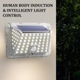 thumbnail image 4 of Amdohai 1Pc Three-side 100 LED Solar Lamp Solar Light Body Induction Lamp LED Lamp Solar Induction Wall Lamp Street Waterproof Outdoor Garden Landscape Lamp, 4 of 7
