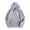 Grey, variant on LUOGENLI Hoodies for Men Zip up Navy Blue Male and Women Autumn and Winter Solid Color Coconut Tree Printing Sweater Hooded Long Sleeve Pocket Sweater Men Hoodies Design Grey Size S