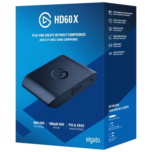 ELGATO ゲームキャプチャーHD60 X Elgato Game Capture HD60 X External Capture Card - Black - Walmart.ca