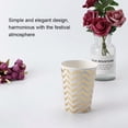 thumbnail image 2 of Drinking Paper Cup, Paper Coffee Cups 150 Pack Disposable Hot Cups For Water Paper Cups Exquisite Workmanship  For Party For Water Coolers 8Pcs 270ml Double Layer Gold Stamping, 2 of 8