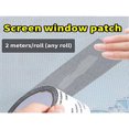 thumbnail image 2 of DEBGFS Mosquito Net Screen Repair Patch With Adhesive Backing  Self-adhesive Net Mesh Magic Tap  Ideal For Fix Holes On Window & Netting Curtain,Grey,50mm wide * 2m long, 2 of 7