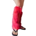 thumbnail image 1 of Furry Boot Cover Imitation Socks Shoe Cover Leg Cover Long Foot Cover Women's Leg Warmers Warm and Slim, 1 of 4