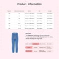 thumbnail image 5 of MSemis Girls Jazz Dance Leggings Metallic Ribbed Elastic Waistband Solid Color Toursers for Hip-hop Performance Pink 150, 5 of 5