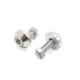 thumbnail image 3 of Unique Bargains 4Pcs Silver Tone Aluminum Alloy Car Motorcycle Decorative License Plate Screw, 3 of 3