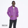 thumbnail image 2 of American Apparel Sweat à Capuche Zippé en Polaire Flex Unisexe, TTP, Orchidée Foncée, 2 of 6