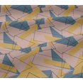 thumbnail image 5 of oneOone Viscose Jersey Fabric Rectangle & Triangle Geometric Printed Fabric 1 Yard 60 Inch Wide, 5 of 5