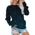 thumbnail image 1 of RKSTN Sweatshirts for Women Fall Fashion 2023 Gradient Color Long Sleeve Sweatshirt Plus Size Loose Round-Neck Soft Pullover Tops, 1 of 5