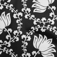 thumbnail image 1 of oneOone Rayon Black Fabric Asian Block Fabric For Sewing Printed Craft Fabric By The Yard 56 Inch Wide, 1 of 4