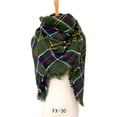 thumbnail image 3 of Jusqu'à 65 % de Rabais Mode Hiver Femmes Foulard Colorée Décontractée Carrée à Franges Châle Foulard à la Mode en Liquidation, 3 of 4