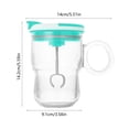 thumbnail image 2 of Auto-Stirring Shaker Cup with USB Charging, 280ml Capacity, for Protein Shakes, Coffee, and Smoothies, One-Touch Mixing, Portable for Gym, Office, and Travel, Glass Material, 2 of 7