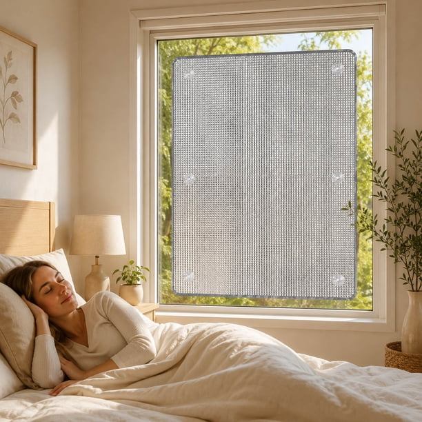 MKHSQHDG Aluminium Isolierfolie Reflektierende Dachfenster Folie Fensterfolie Sonnenschutz Hitzeschutz Doppelseitige Aluminiumfolie Sonnenschutzfolie Innen Außen Verdunkelungsfolie